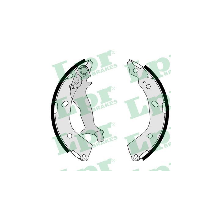 Stabdžių trinkelių komplektas LPR 08760