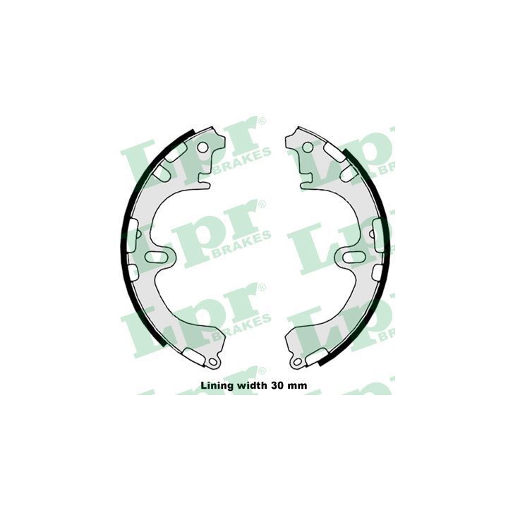 Stabdžių trinkelių komplektas LPR 08800