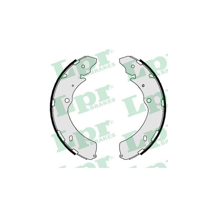 Stabdžių trinkelių komplektas LPR 08910