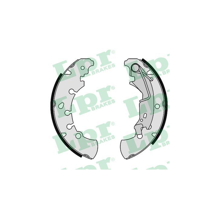 Stabdžių trinkelių komplektas LPR 09120