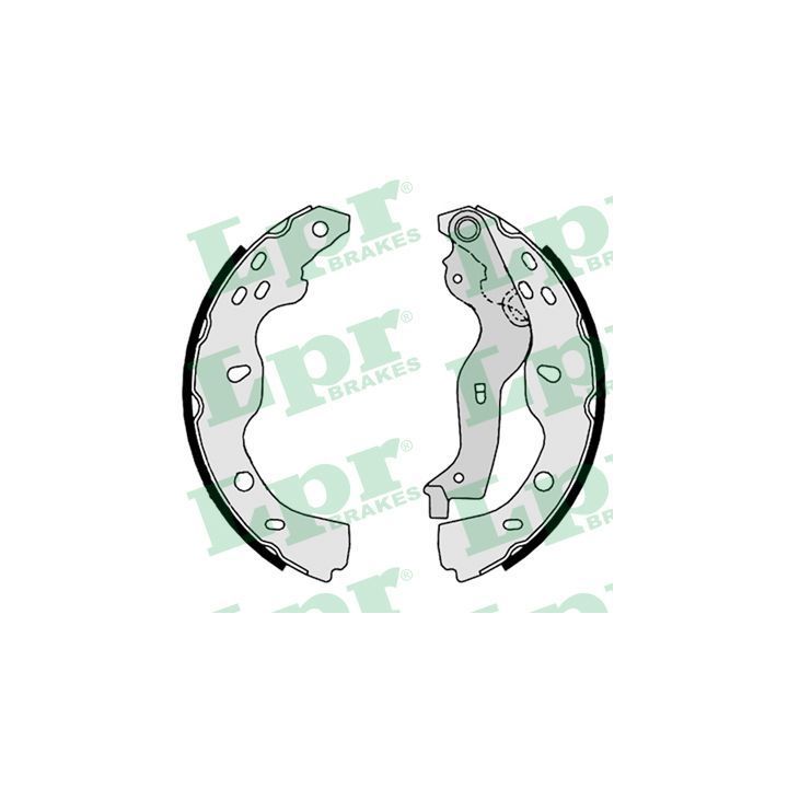 Stabdžių trinkelių komplektas LPR 09190