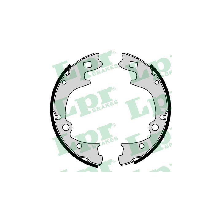 Stabdžių trinkelių komplektas LPR 09360