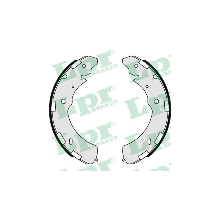 Stabdžių trinkelių komplektas LPR 09470