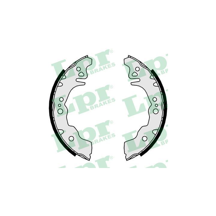 Stabdžių trinkelių komplektas LPR 09650