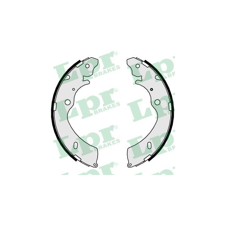 Stabdžių trinkelių komplektas LPR 09810