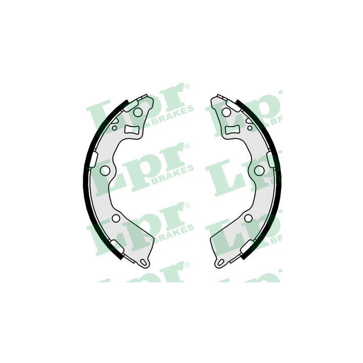 Stabdžių trinkelių komplektas LPR 09830