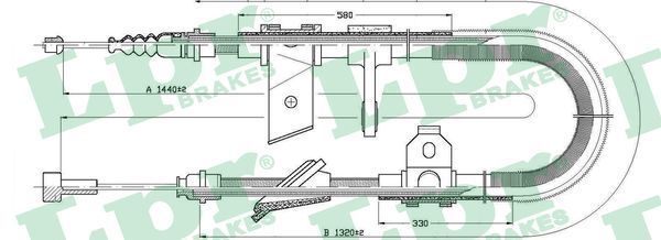 Trosas, stovėjimo stabdys LPR C0022B