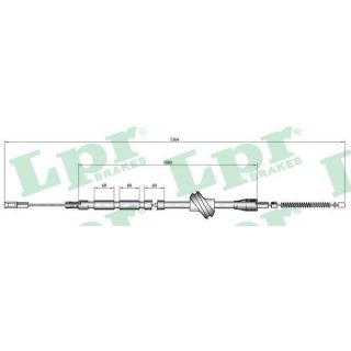 Trosas, stovėjimo stabdys LPR C0042B