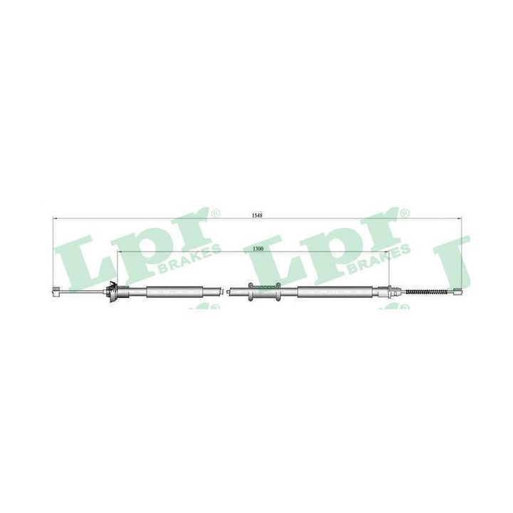 Trosas, stovėjimo stabdys LPR C0184B