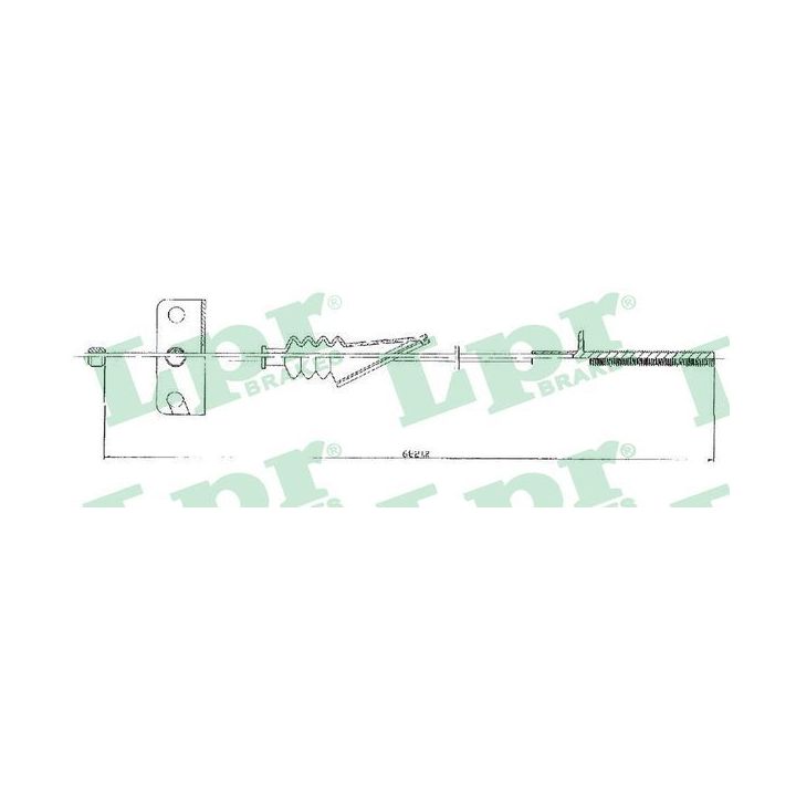 Trosas, stovėjimo stabdys LPR C0190B