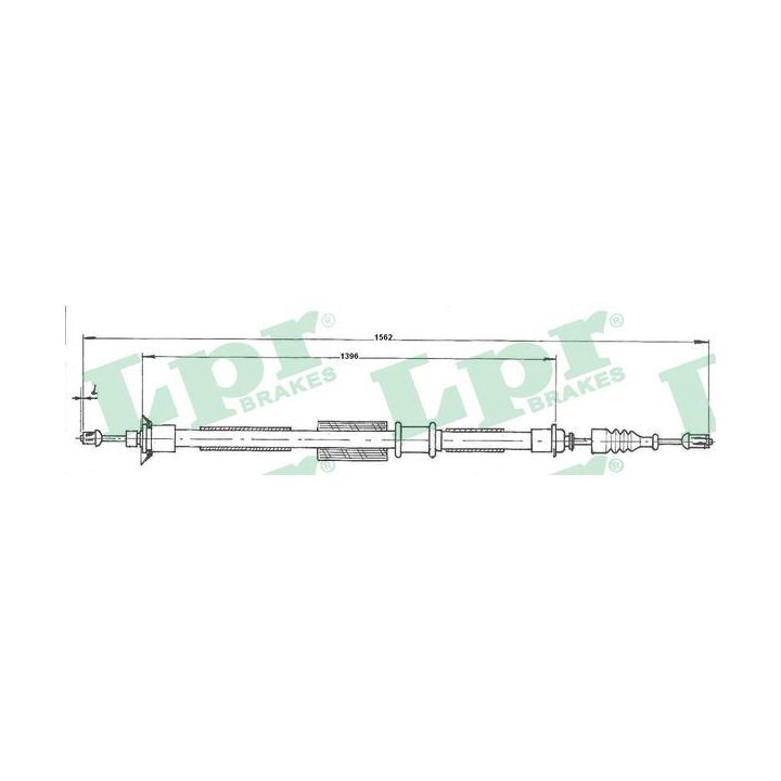 Trosas, stovėjimo stabdys LPR C0199B