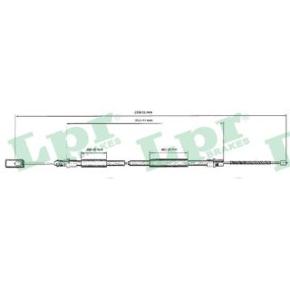 Trosas, stovėjimo stabdys LPR C0211B