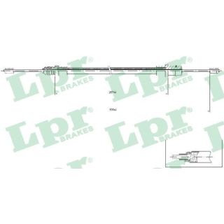 Trosas, stovėjimo stabdys LPR C0212B