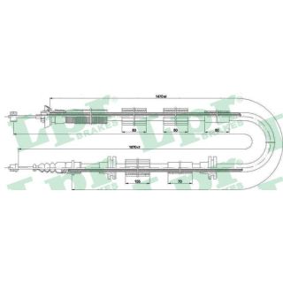 Trosas, stovėjimo stabdys LPR C0223B