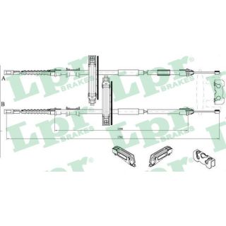 Trosas, stovėjimo stabdys LPR C0226B