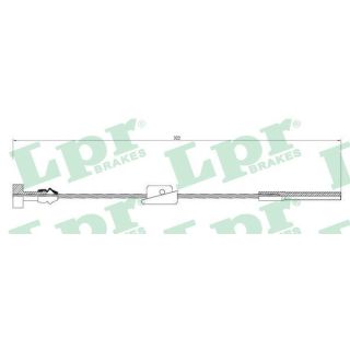 Trosas, stovėjimo stabdys LPR C0247B