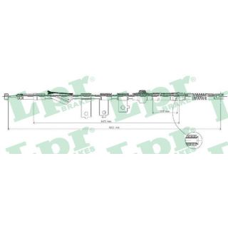 Trosas, stovėjimo stabdys LPR C0311B