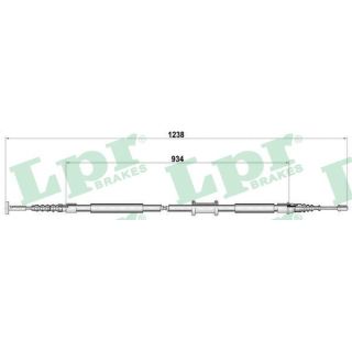 Trosas, stovėjimo stabdys LPR C0474B