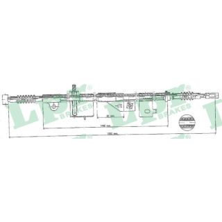 Trosas, stovėjimo stabdys LPR C0500B