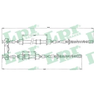 Trosas, stovėjimo stabdys LPR C0572B