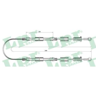 Trosas, stovėjimo stabdys LPR C0602B