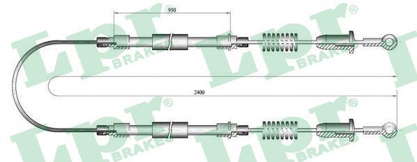 Trosas, stovėjimo stabdys LPR C0602B