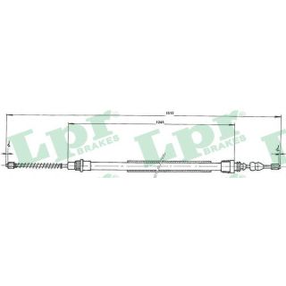 Trosas, stovėjimo stabdys LPR C0726B