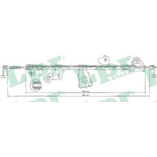 Trosas, stovėjimo stabdys LPR C0892B