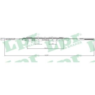 Trosas, stovėjimo stabdys LPR C0931B