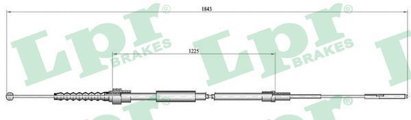 Trosas, stovėjimo stabdys LPR C0933B