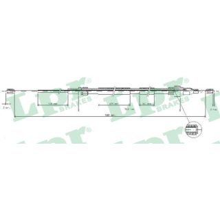 Trosas, stovėjimo stabdys LPR C0936B