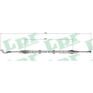 Trosas, stovėjimo stabdys LPR C0969B