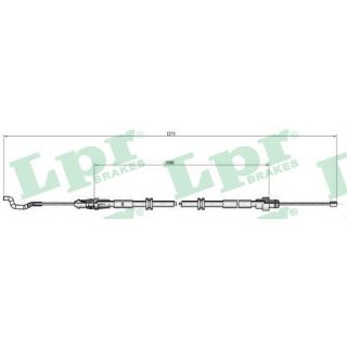 Trosas, stovėjimo stabdys LPR C1039B