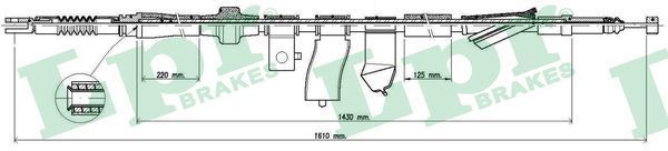Trosas, stovėjimo stabdys LPR C1298B