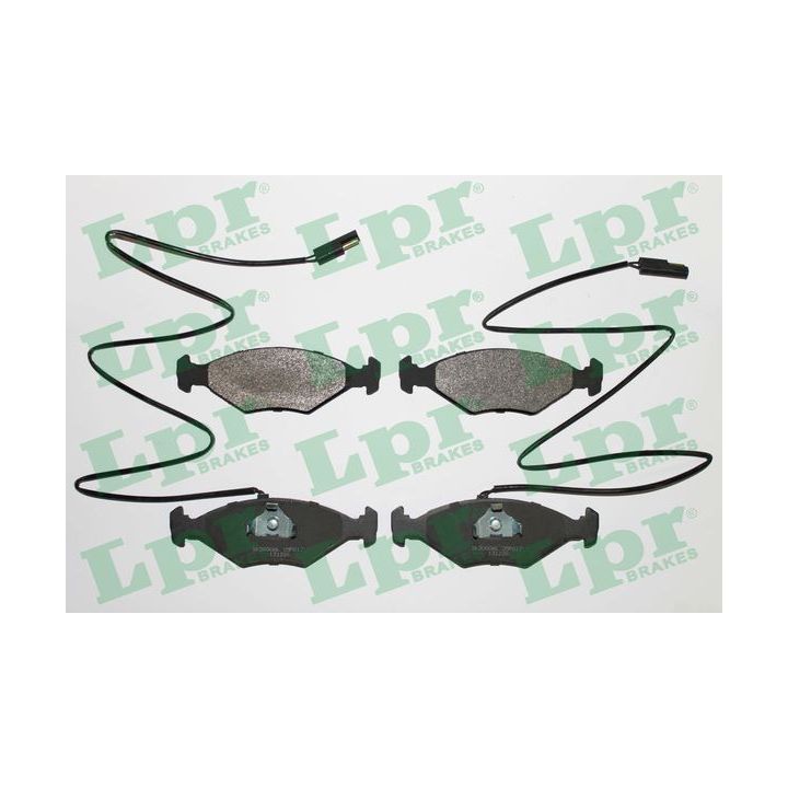 Stabdžių trinkelių rinkinys, diskinis stabdys LPR 05P017