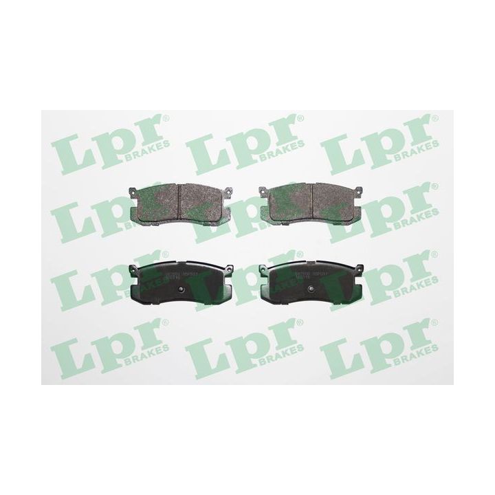 Stabdžių trinkelių rinkinys, diskinis stabdys LPR 05P037