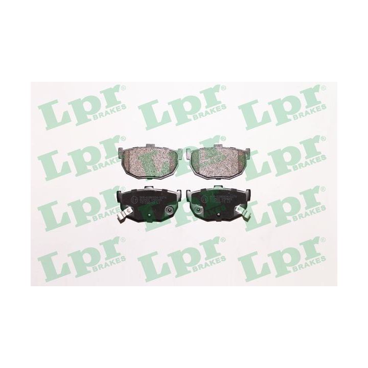 Stabdžių trinkelių rinkinys, diskinis stabdys LPR 05P089