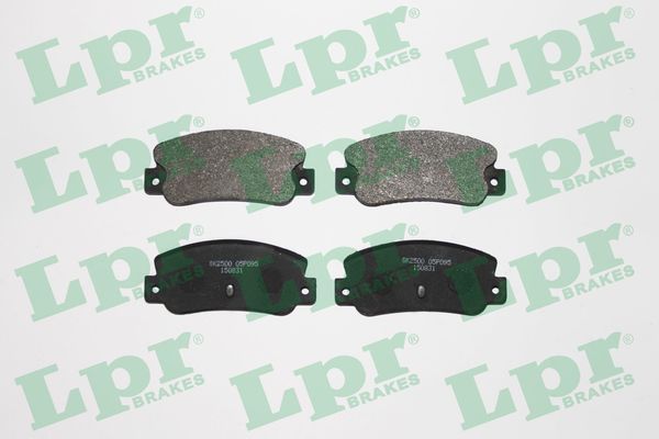 Stabdžių trinkelių rinkinys, diskinis stabdys LPR 05P095