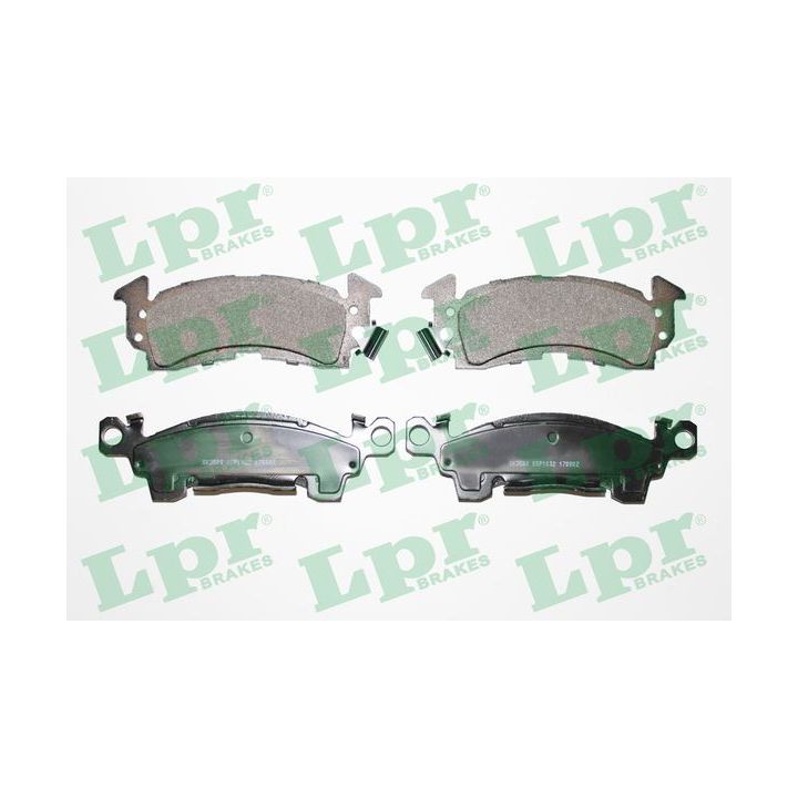 Stabdžių trinkelių rinkinys, diskinis stabdys LPR 05P1032