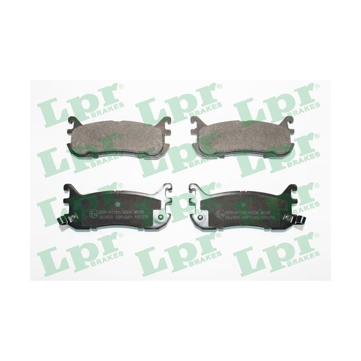 Stabdžių trinkelių rinkinys, diskinis stabdys LPR 05P1044