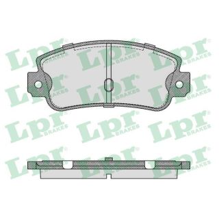 Stabdžių trinkelių rinkinys, diskinis stabdys LPR 05P106