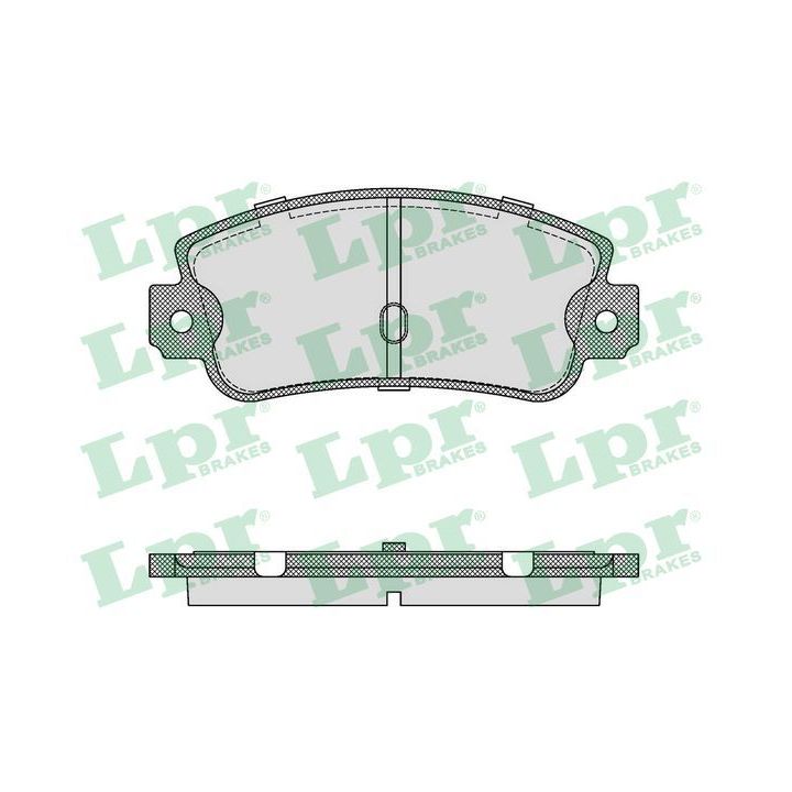 Stabdžių trinkelių rinkinys, diskinis stabdys LPR 05P106