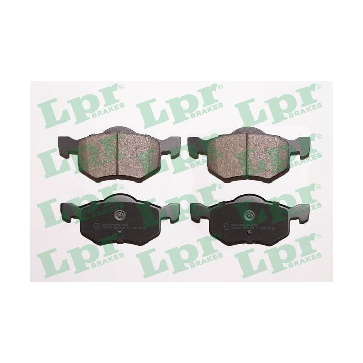 Stabdžių trinkelių rinkinys, diskinis stabdys LPR 05P1091