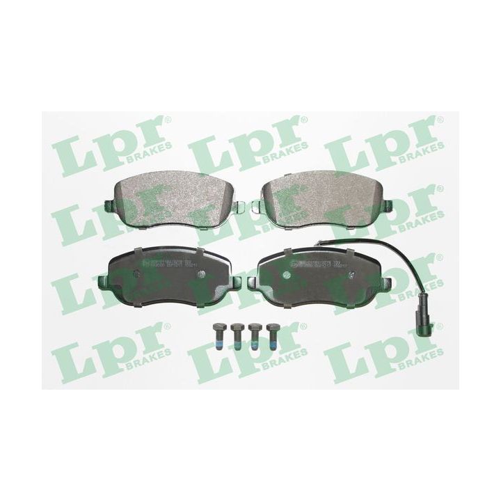 Stabdžių trinkelių rinkinys, diskinis stabdys LPR 05P1217