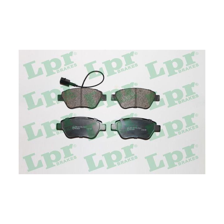 Stabdžių trinkelių rinkinys, diskinis stabdys LPR 05P1225