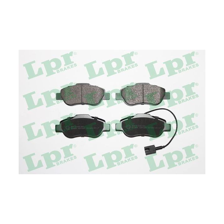 Stabdžių trinkelių rinkinys, diskinis stabdys LPR 05P1263