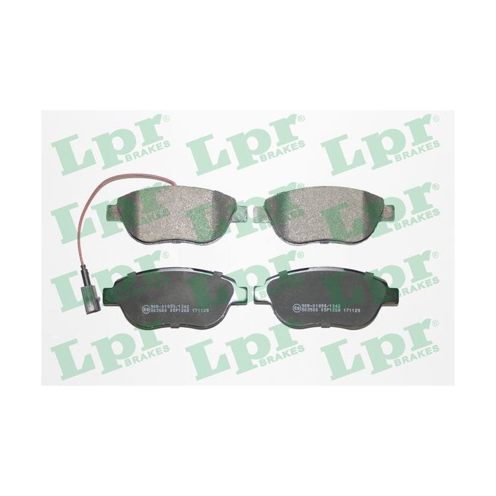 Stabdžių trinkelių rinkinys, diskinis stabdys LPR 05P1268