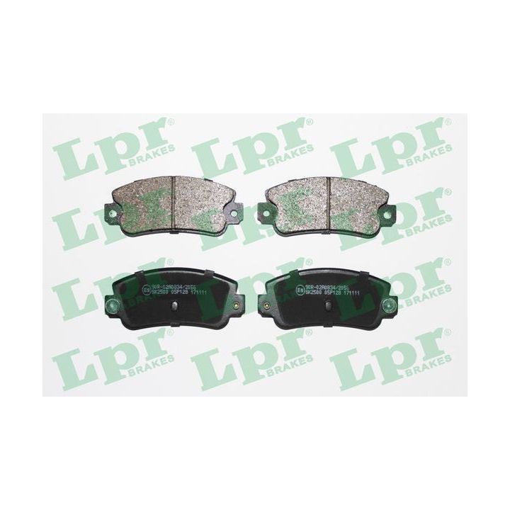 Stabdžių trinkelių rinkinys, diskinis stabdys LPR 05P128