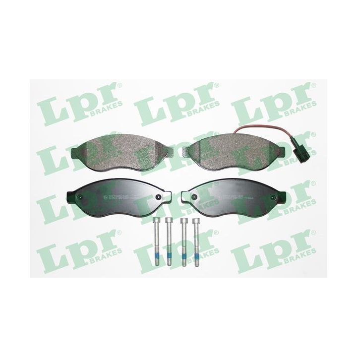 Stabdžių trinkelių rinkinys, diskinis stabdys LPR 05P1287