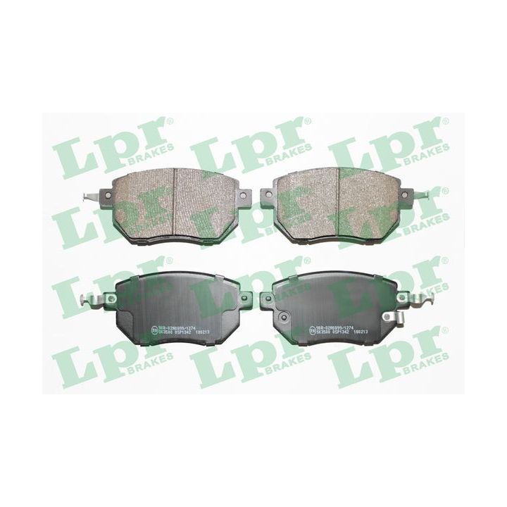 Stabdžių trinkelių rinkinys, diskinis stabdys LPR 05P1342